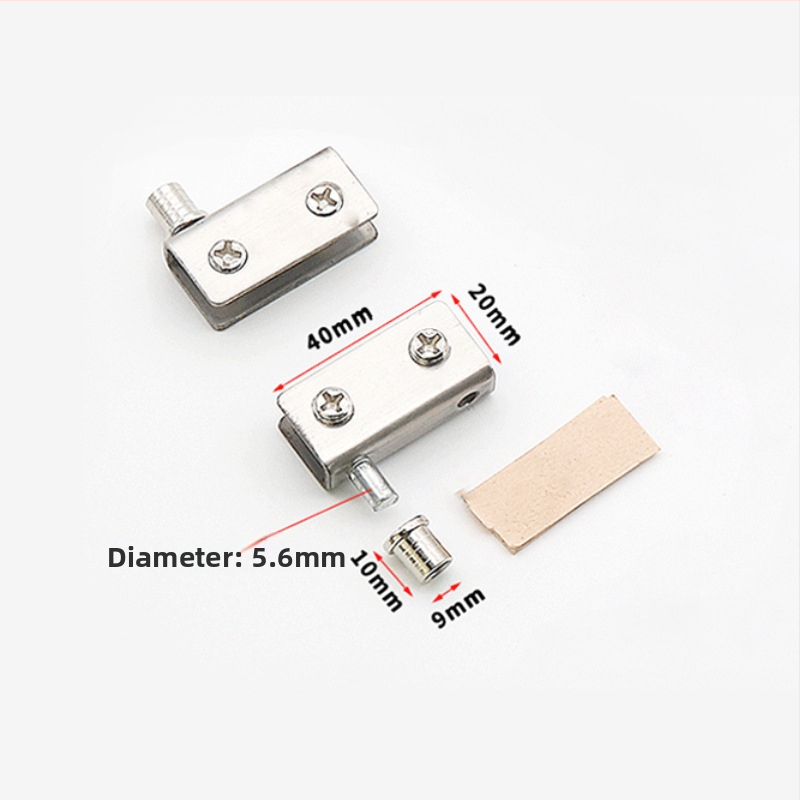 Jingpai stiklo vitrininė durų klipsas – nerūdijantis arba šaltai valcuotas plienas, vielos braižymas ir elektroplakavimas, šiuolaikiškas minimalistinis stilius, suderinamas su stiklinėmis vitrininėmis durimis, privatūs etikete galimi