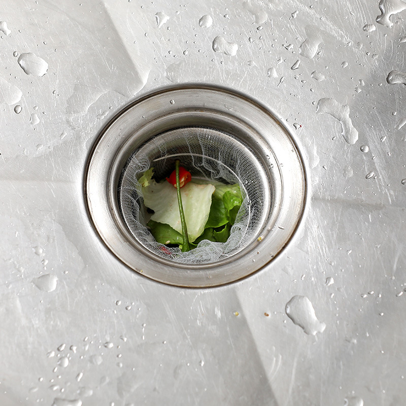 Praustuvo filtras virtuvėms — poliesterio-spandekso tinklinis filtras, užkertantis užsikimšimams, filtruoja šiukšles