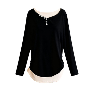 Rasedate kapuutsiga T-särk, vaba lõige, ümmarguse kaelusega, pikkade varrukatega, 50–65 cm pikkus; Derong polüestersegu 80–90% polüester ja spandex; Kevad-Sügis-Talv 2025