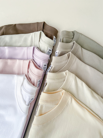 Puuvillane lühikeste varrukatega T-särk ümmarguse kaelusega, ühevärviline, 95%+ puuvillasisaldus, tavaline pikkus