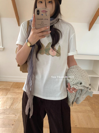 Pamuk majica kratkih rukava s okruglim izrezom, srednja duljina 50–65 cm, sadržaj pamuka 95% i više