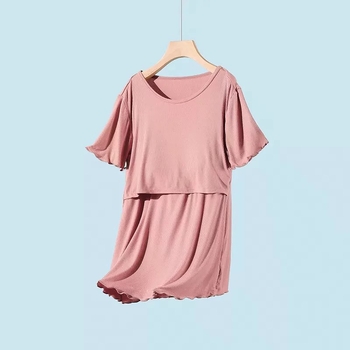 Rasedate imetustop, modalkangas, lühikesed varrukad, ümmarguse kaelusega