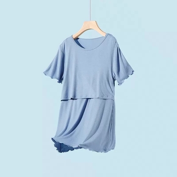 Rasedate imetustop, modalkangas, lühikesed varrukad, ümmarguse kaelusega