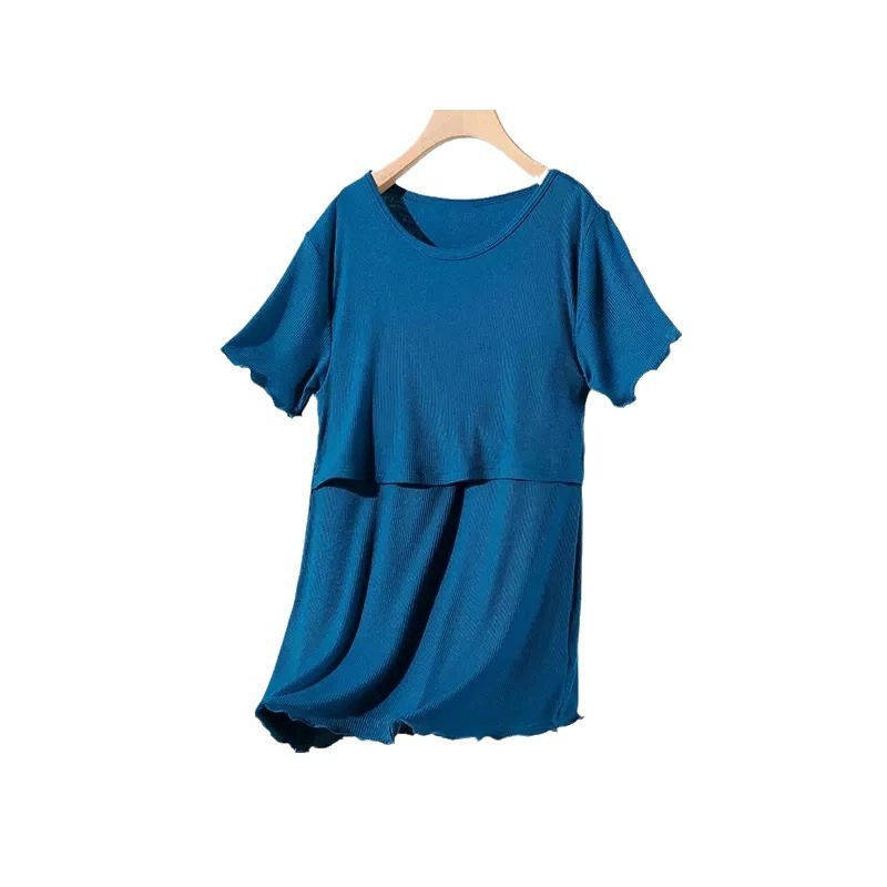 Rasedate imetustop, modalkangas, lühikesed varrukad, ümmarguse kaelusega