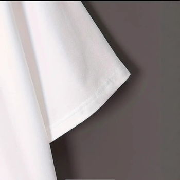 Tricou din bumbac 95%+, mâneci scurte, guler rotund, model 3D