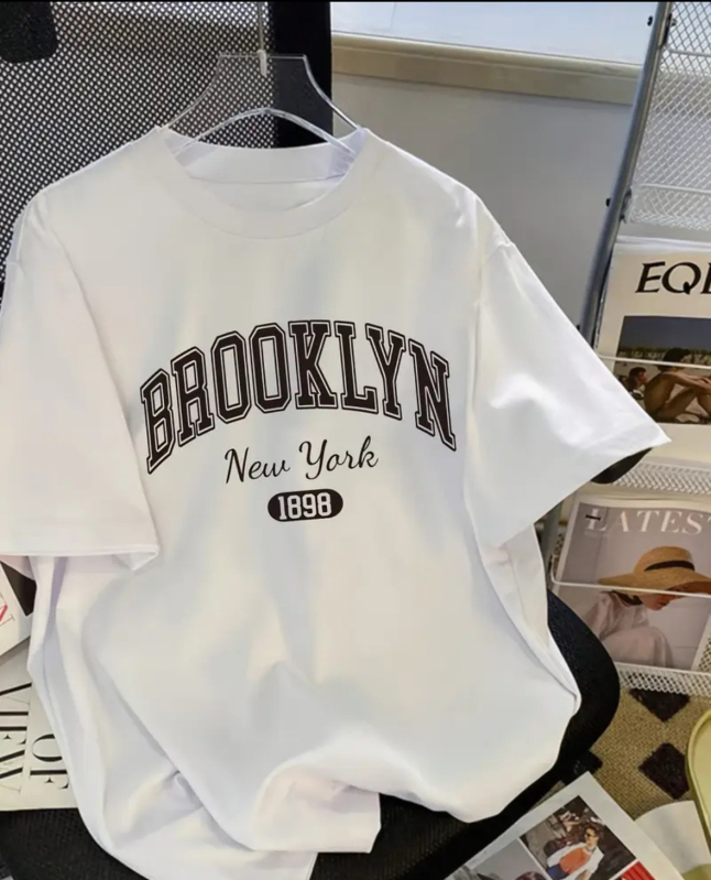 Tricou din bumbac 95%+, mâneci scurte, guler rotund, model 3D