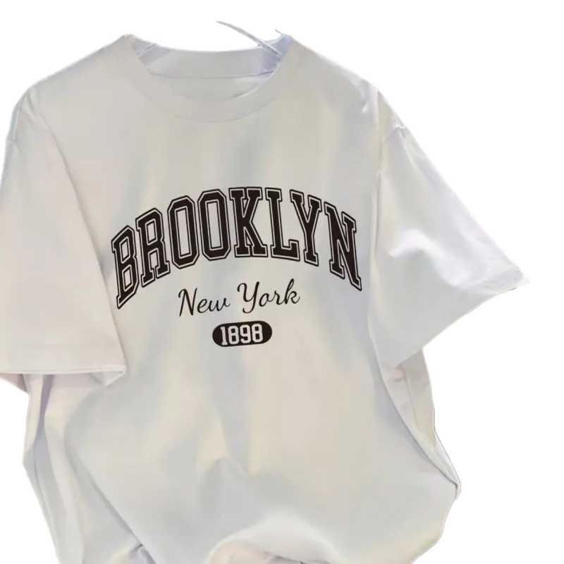 Tricou din bumbac 95%+, mâneci scurte, guler rotund, model 3D