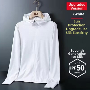 UV kaitse riided kapuutsiga, õhuke materjal, 100% polüester, tihe lõige