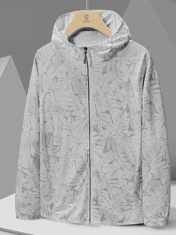 Αντιανεμικό μπουφάν με πλέγμα (UPF50+ UV προστασία; 100% πολυεστέρας; λεπτό ύφασμα; με κουκούλα)