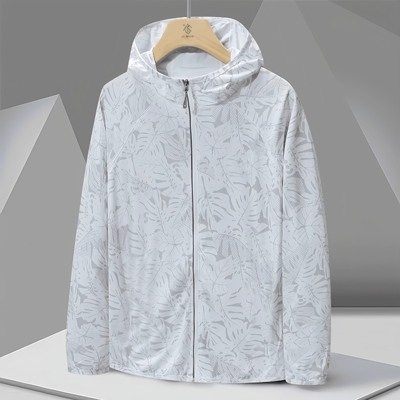 Αντιανεμικό μπουφάν με πλέγμα (UPF50+ UV προστασία; 100% πολυεστέρας; λεπτό ύφασμα; με κουκούλα)