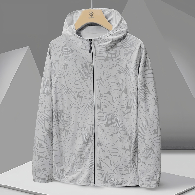 Αντιανεμικό μπουφάν με πλέγμα (UPF50+ UV προστασία; 100% πολυεστέρας; λεπτό ύφασμα; με κουκούλα)