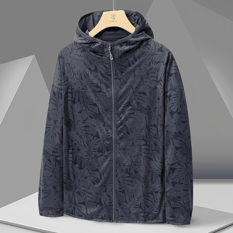 Αντιανεμικό μπουφάν με πλέγμα (UPF50+ UV προστασία; 100% πολυεστέρας; λεπτό ύφασμα; με κουκούλα)