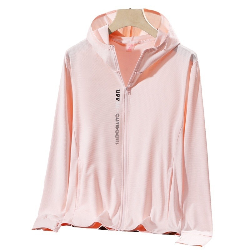 Unisex ljetna vanjska jakna s kapuljom, UV 50+ zaštita, lagana, prozračna, brzo se suši, poliester