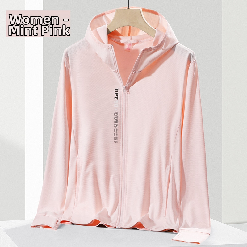 Unisex ljetna vanjska jakna s kapuljom, UV 50+ zaštita, lagana, prozračna, brzo se suši, poliester