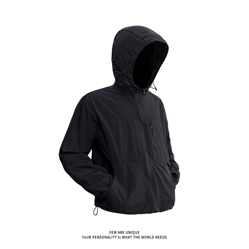 Jakna UPF50+ zaštita od sunca, kapuljača, tanak Ice Silk prozračan, ljeto 2025