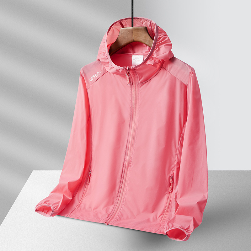 Vanjska jakna windbreaker UPF50+, prozračna, ultralagana, brzo suši, s kapuljačom