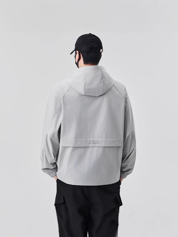 Κουκούλα UPF50+ Αντηλιακή Ζακέτα, 100% Πολυεστέρας, 3D Εκτύπωση, Φερμουάρ Μπροστά