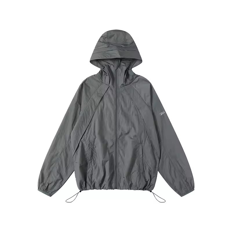 Μπουφάν προστασίας από τον ήλιο, πολυεστερικό ύφασμα, 100% κύριο ύφασμα, φερμουάρ, πλαϊνές τσέπες, καλοκαίρι