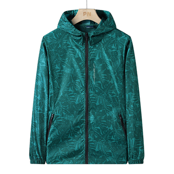 Νάιλον καμουφλαρισμένο εξωτερικό μπουφάν με κουκούλα, UV προστασία 50+, γρήγορο στέγνωμα, αναπνεόμενο, πολύ ελαφρύ