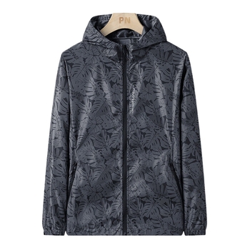 Νάιλον καμουφλαρισμένο εξωτερικό μπουφάν με κουκούλα, UV προστασία 50+, γρήγορο στέγνωμα, αναπνεόμενο, πολύ ελαφρύ