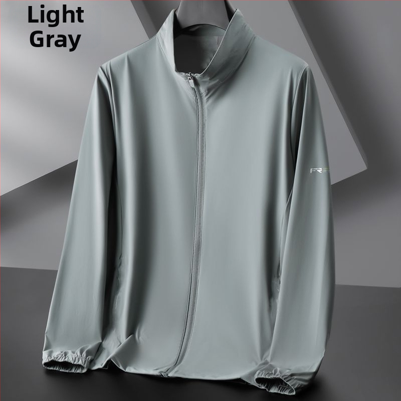 Kapuutsiga jakk, kiire kuivatusega Ice Silk, UV-kaitse, hingav Vinylon kangas suveks