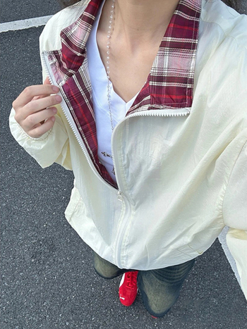 Ελαφρύ σακάκι με UPF50+ προστασία από τον ήλιο, λεπτό ύφασμα, φερμουάρ, πλαϊνές τσέπες, χαλαρή γραμμή