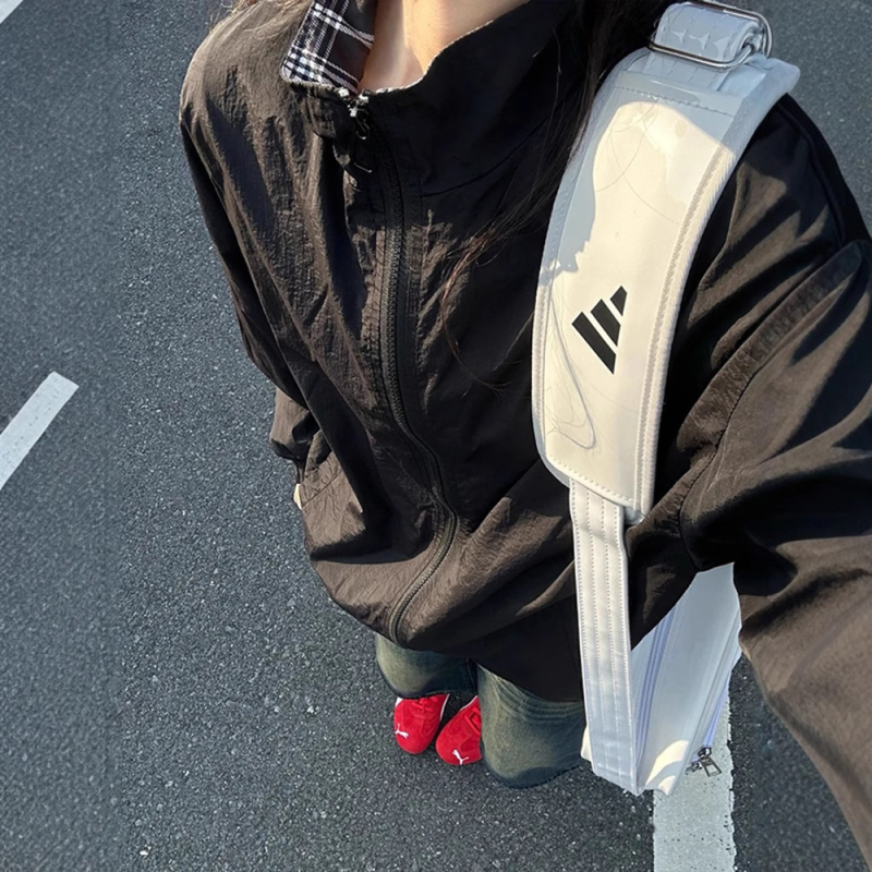 Ελαφρύ σακάκι με UPF50+ προστασία από τον ήλιο, λεπτό ύφασμα, φερμουάρ, πλαϊνές τσέπες, χαλαρή γραμμή