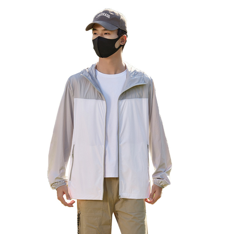 Suve Ice Silk UV-kaitsega jope – kapuuts, kerge, hingav, 80% nailon, UPF50+, külje taskud