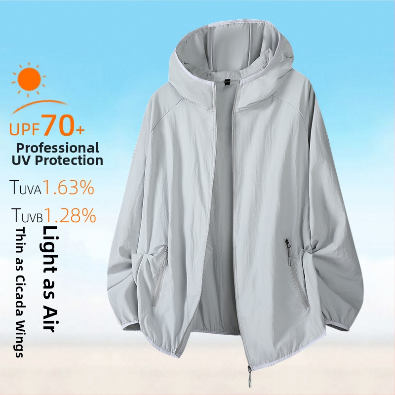 Õues kantav tuulejope kapuutsiga, UPF50+ UV kaitse, hingav, kiiresti kuivav