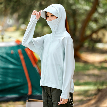 Unisex outdoor vetrovka s UPF50+, ľahká, rýchloschnúca, priedušná, odvádza vlhkosť, s kapucňou