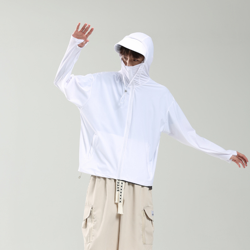 Unisex outdoor vetrovka s UPF50+, ľahká, rýchloschnúca, priedušná, odvádza vlhkosť, s kapucňou