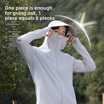 Vyriniai gobtuviniai saulės apsaugos marškiniai iš nailono – kvėpuojantys, UV apsauga, lengvi važiavimui dviračiu