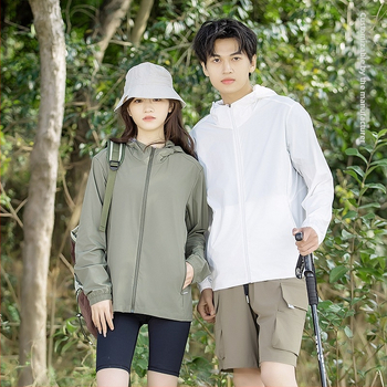 Gobtuvinė UV apsauga striukė lauko sportui UPF50+ (greitai džiūsta, kvėpuojanti, lengva, 90% nailonas, 10% spandeksas)