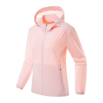 Gobtuvinė UV apsauga striukė lauko sportui UPF50+ (greitai džiūsta, kvėpuojanti, lengva, 90% nailonas, 10% spandeksas)