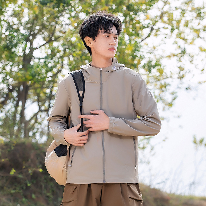 Gobtuvinė UV apsauga striukė lauko sportui UPF50+ (greitai džiūsta, kvėpuojanti, lengva, 90% nailonas, 10% spandeksas)