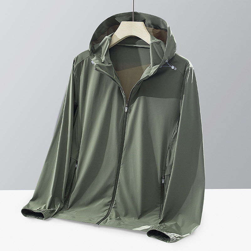 Gobtuvinė UV apsauga striukė lauko sportui UPF50+ (greitai džiūsta, kvėpuojanti, lengva, 90% nailonas, 10% spandeksas)