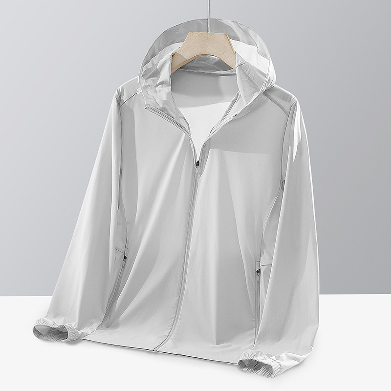 Gobtuvinė UV apsauga striukė lauko sportui UPF50+ (greitai džiūsta, kvėpuojanti, lengva, 90% nailonas, 10% spandeksas)