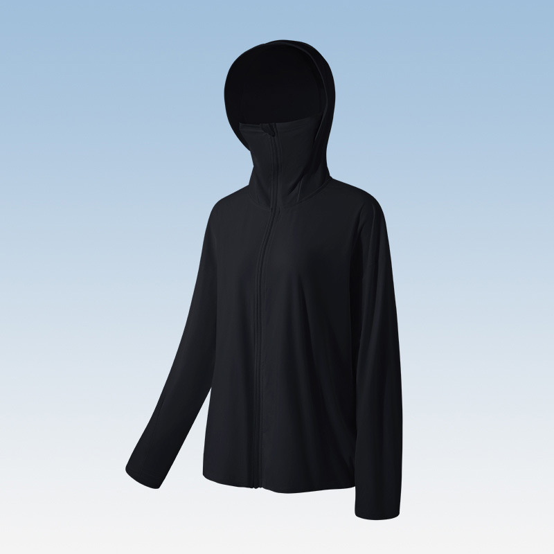 Lauko vėjinė striukė su gobtuvu - unisex, greitai džiūstanti, kvėpuojanti, UV apsauga UPF50+