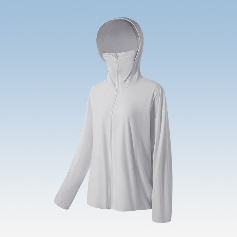 Lauko vėjinė striukė su gobtuvu - unisex, greitai džiūstanti, kvėpuojanti, UV apsauga UPF50+