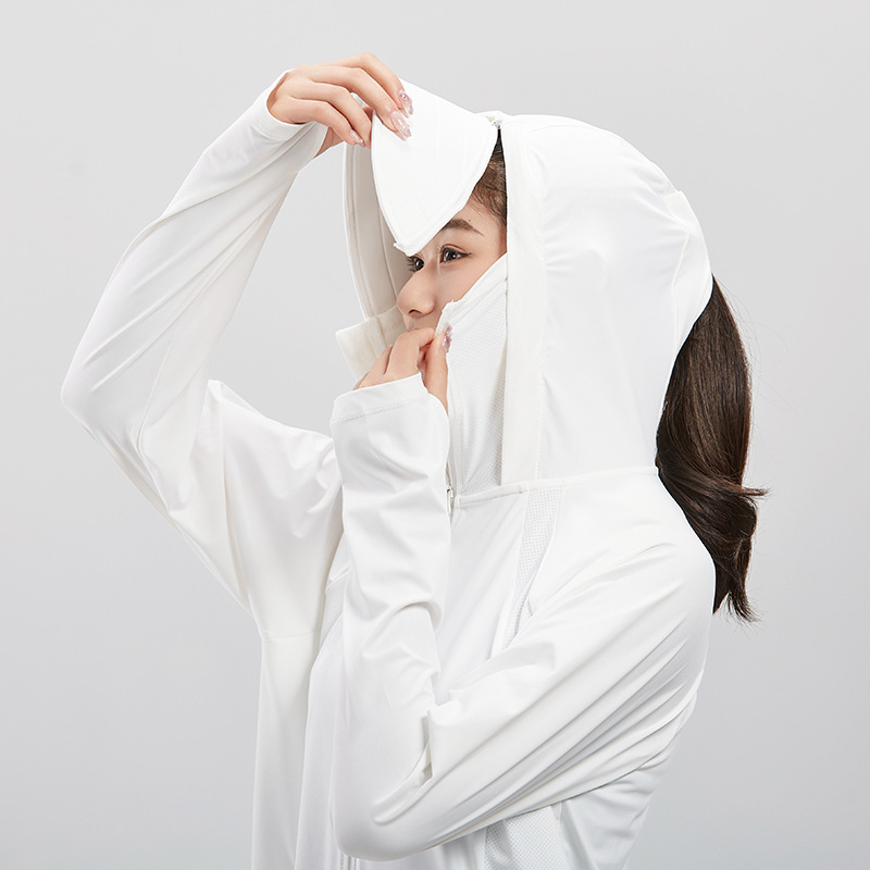 Išorinė striukė su gobtuvu UPF50+, greitas džiuvimas, kvėpuojanti, drėgmės šalinimas, audinys iš 185 g originalios siūlės (88% nailonas, 12%)