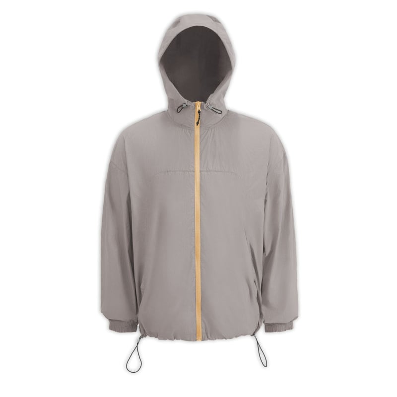 Meeste kapuutsiga päikesekaitsejakke UPF40+, kerge nailonimaterjal, tõmblukk, vaba lõige