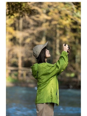 Αντηλιακή κουκούλα ελαφριά μπουφάν, πολυεστερική μείξη, φερμουάρ, πλαϊνές τσέπες