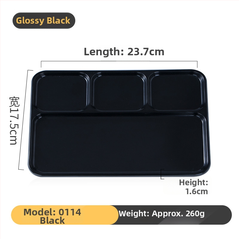 Kimmeli melaminė dip plokštelė kepimui griliams, kvadratinė, 3–4 skyreliai, logotipas atspausdintas, pritaikymas įmanomas, apdaila po glazūra, šiuolaikinio minimalistinio stiliaus