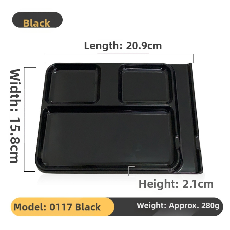 Kimmeli melaminė dip plokštelė kepimui griliams, kvadratinė, 3–4 skyreliai, logotipas atspausdintas, pritaikymas įmanomas, apdaila po glazūra, šiuolaikinio minimalistinio stiliaus