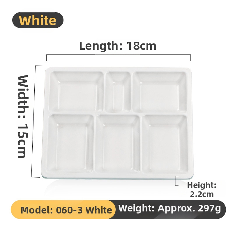 Kimmeli melaminė dip plokštelė kepimui griliams, kvadratinė, 3–4 skyreliai, logotipas atspausdintas, pritaikymas įmanomas, apdaila po glazūra, šiuolaikinio minimalistinio stiliaus