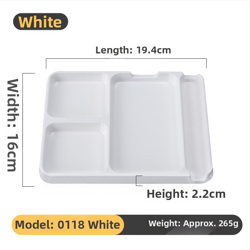 Kimmeli melaminė dip plokštelė kepimui griliams, kvadratinė, 3–4 skyreliai, logotipas atspausdintas, pritaikymas įmanomas, apdaila po glazūra, šiuolaikinio minimalistinio stiliaus