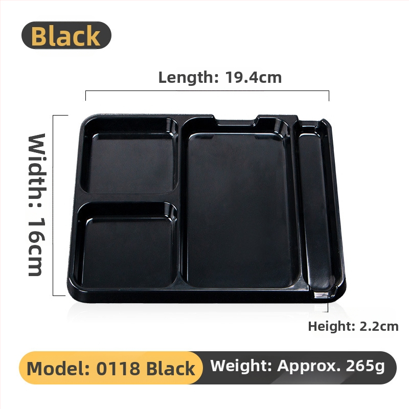 Kimmeli melaminė dip plokštelė kepimui griliams, kvadratinė, 3–4 skyreliai, logotipas atspausdintas, pritaikymas įmanomas, apdaila po glazūra, šiuolaikinio minimalistinio stiliaus