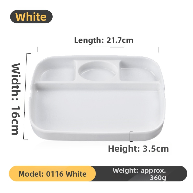 Kimmeli melaminė dip plokštelė kepimui griliams, kvadratinė, 3–4 skyreliai, logotipas atspausdintas, pritaikymas įmanomas, apdaila po glazūra, šiuolaikinio minimalistinio stiliaus