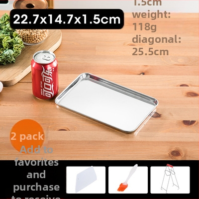 Stačiakampė garų plokštė iš 304 nerūdijančio plieno Dim Sum ir ryžių rulonėliams | lygus dugnas, elektroplatinė danga, su spauda logotipas