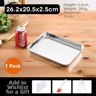 Stačiakampė garų plokštė iš 304 nerūdijančio plieno Dim Sum ir ryžių rulonėliams | lygus dugnas, elektroplatinė danga, su spauda logotipas